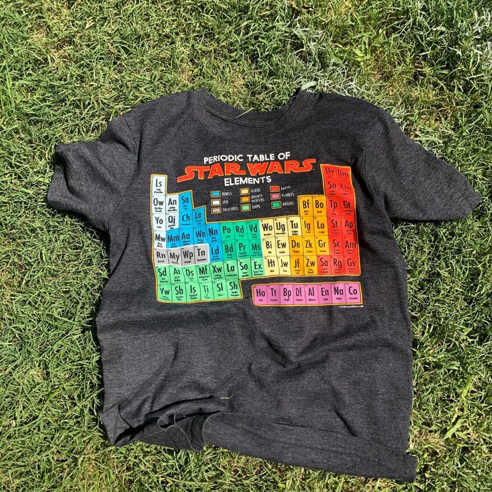 Star Wars Periodical Table T Shirt